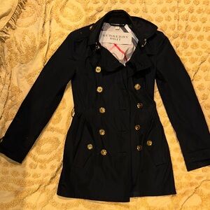 Burberry Brit Women's Black Trench Coat